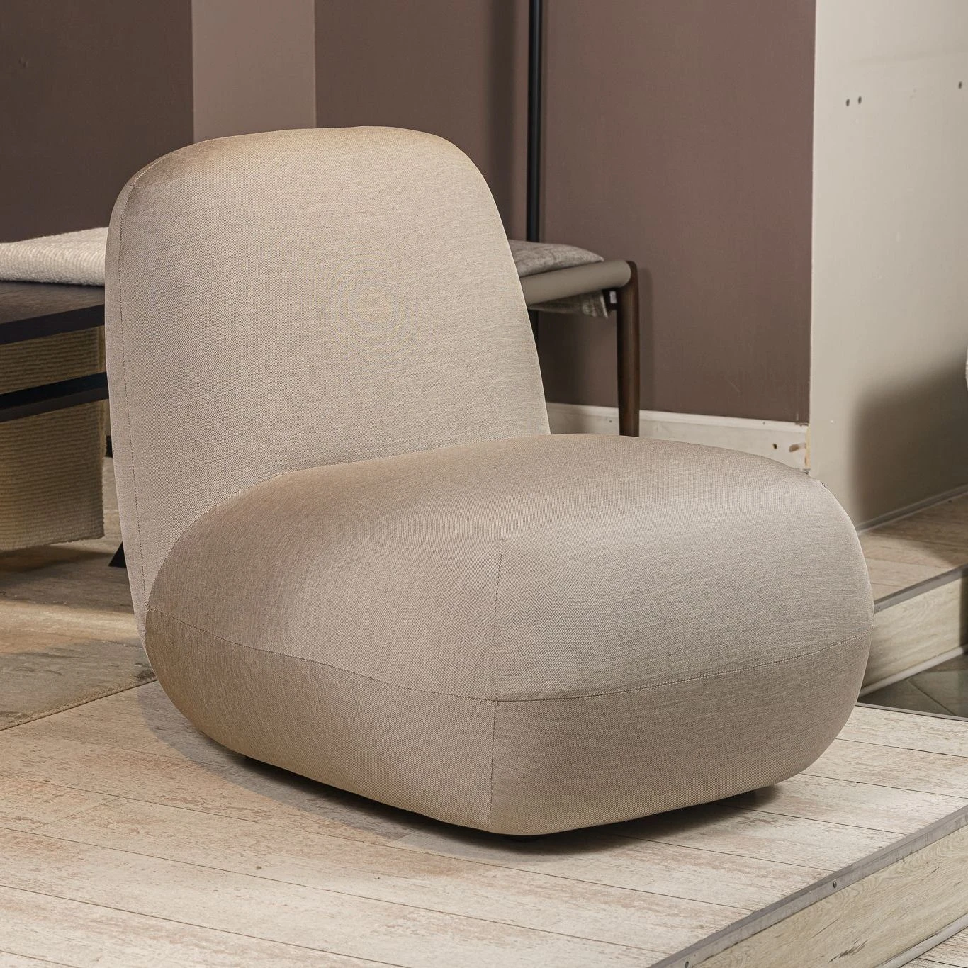 Кресло Toe Flat - Taupe — 101 Copenhagen, ткань