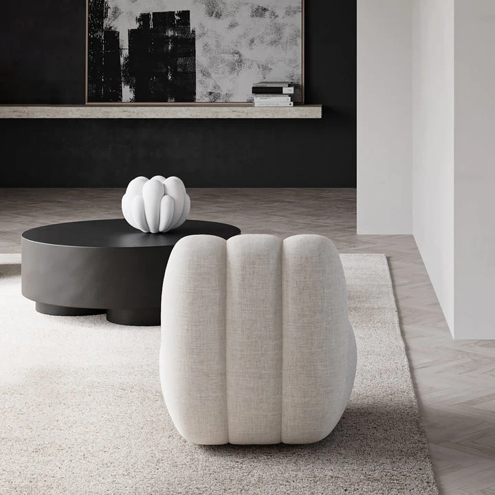 Современный дизайн Кресло Toe White Chalk — 101 Copenhagen, ткань, фото 6