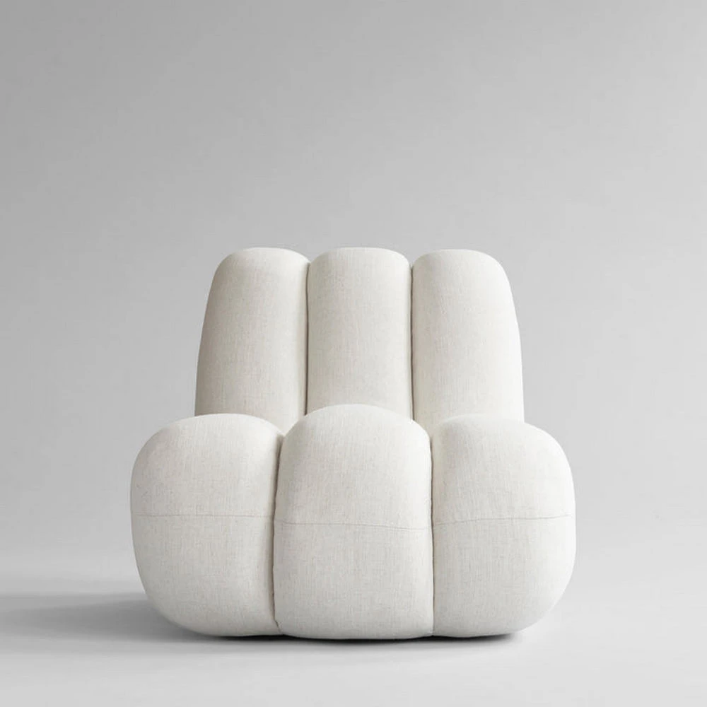Кресло Toe White Chalk — 101 Copenhagen, ткань