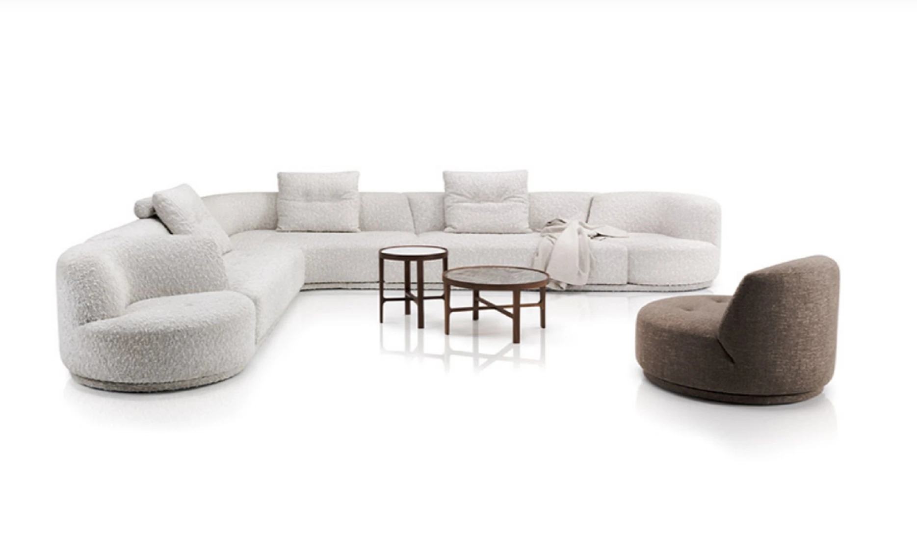 Кресло Bordone Armchair — Alivar, ткань, фото 3