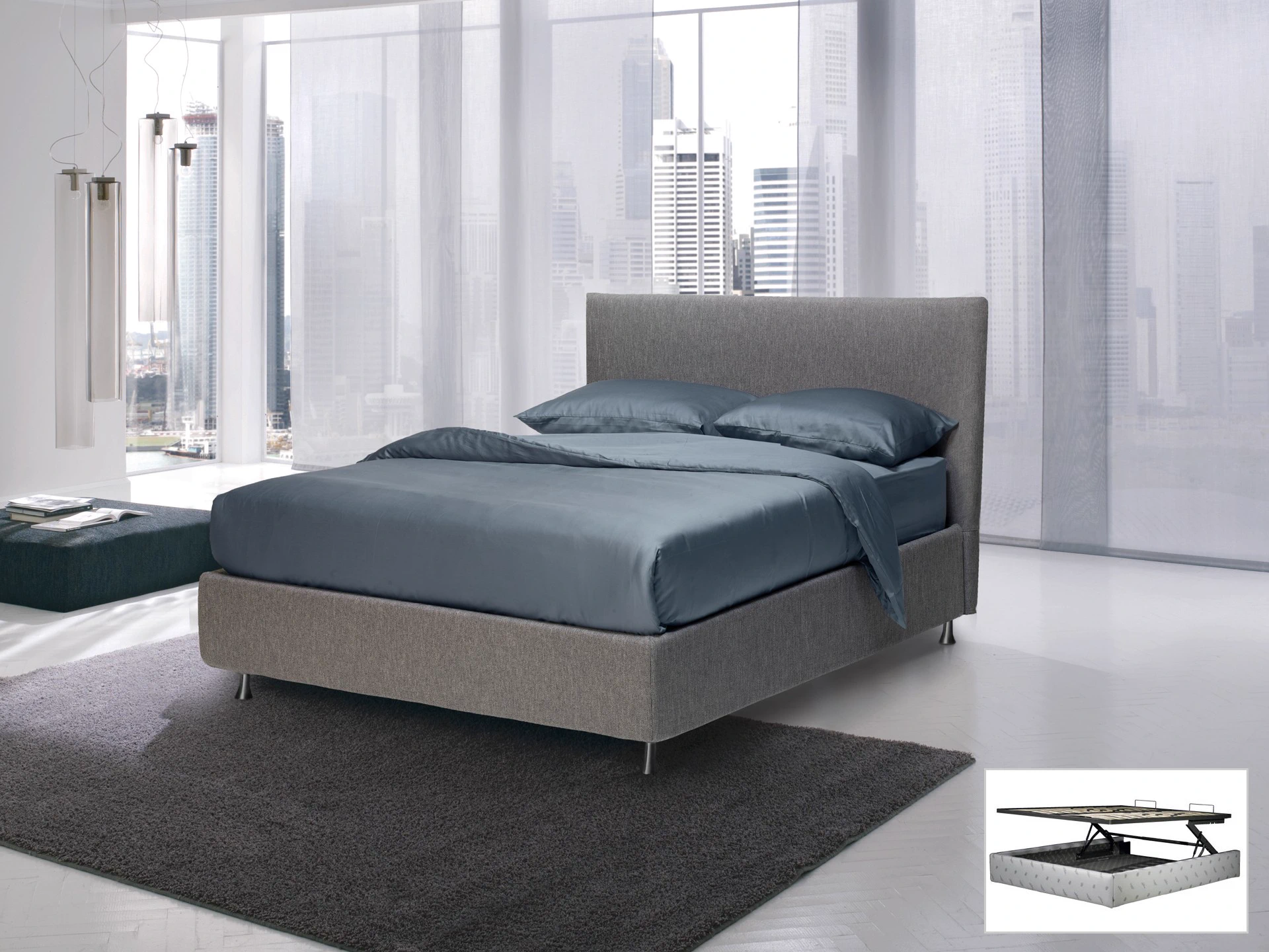 Кровать Easy — Altrenotti, текстиль, фото 3