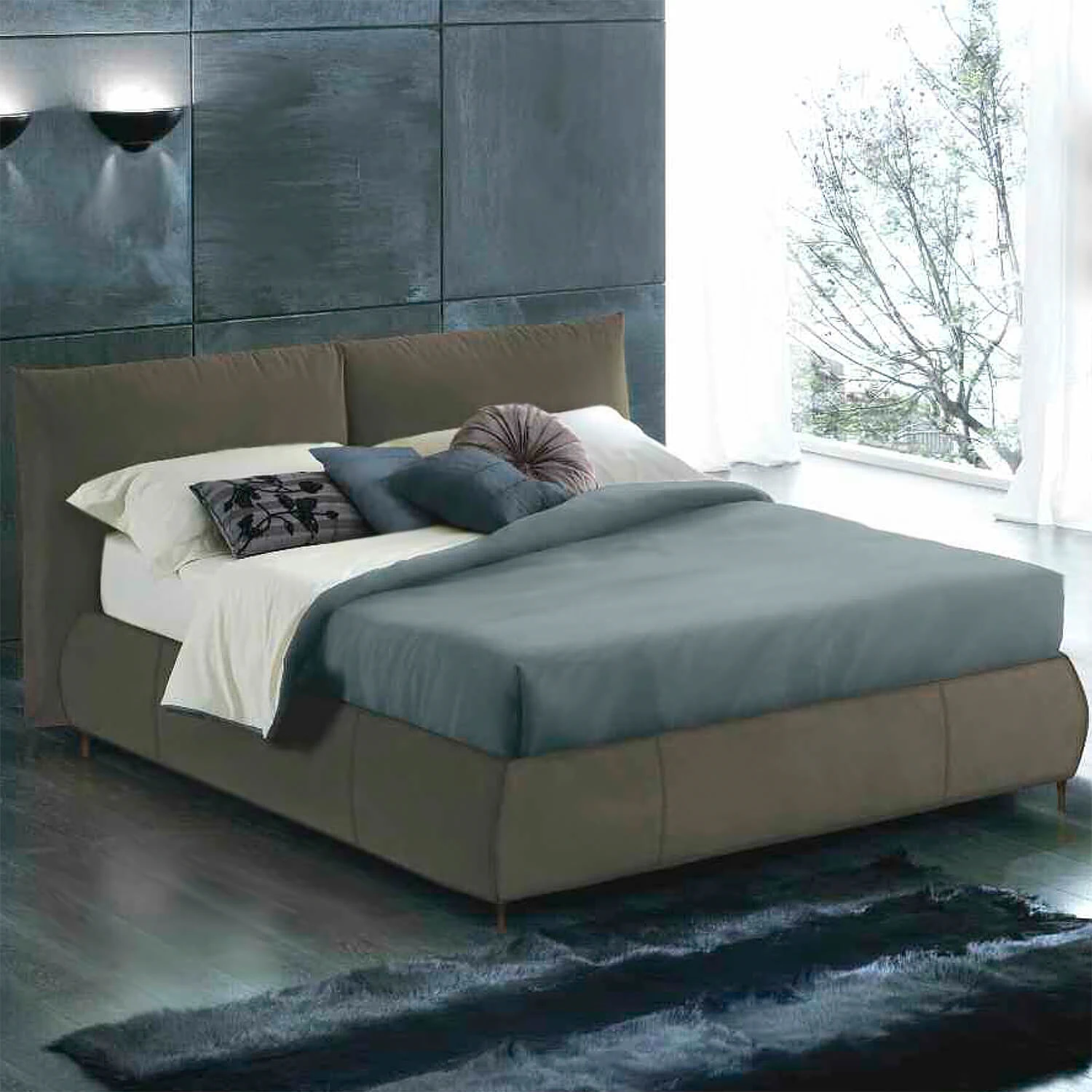 Кровать Maxter quattro — Altrenotti, текстиль