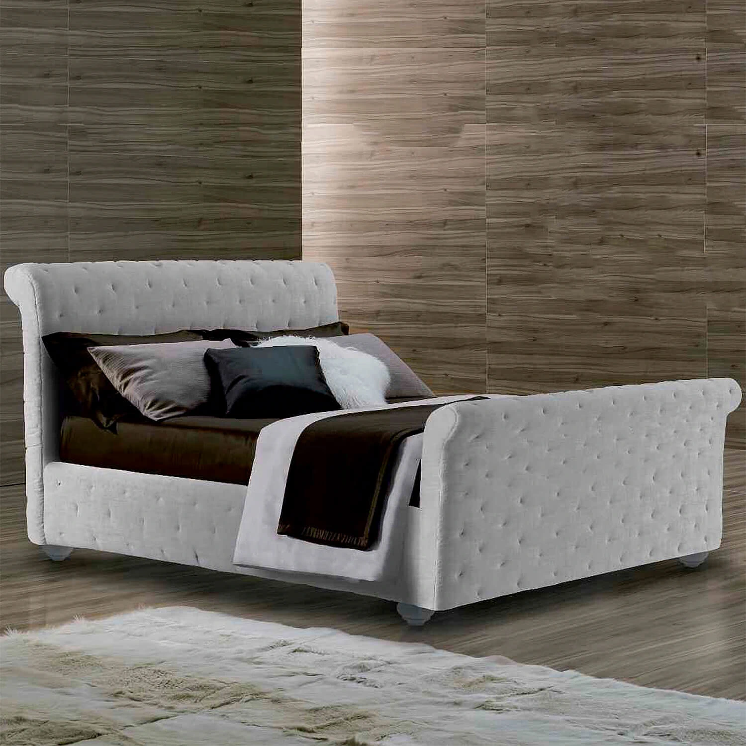Кровать Paoletto/TP — Altrenotti, текстиль