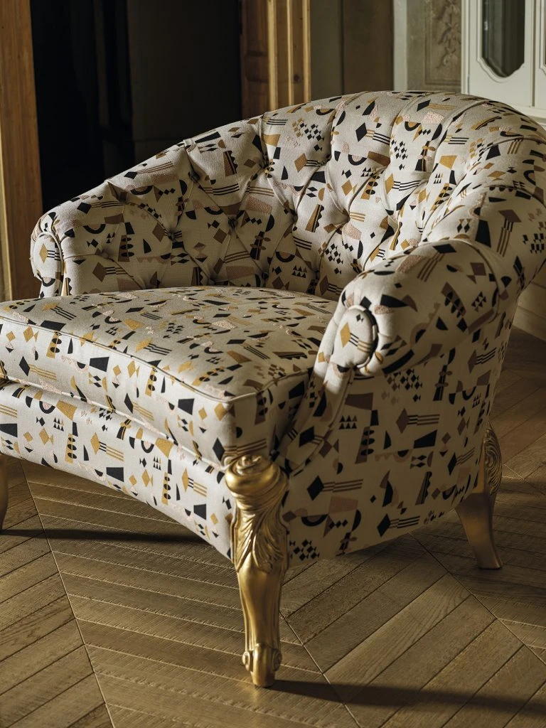 Кресло Ercole 34103/I — Angelo Cappellini, текстиль, фото 4