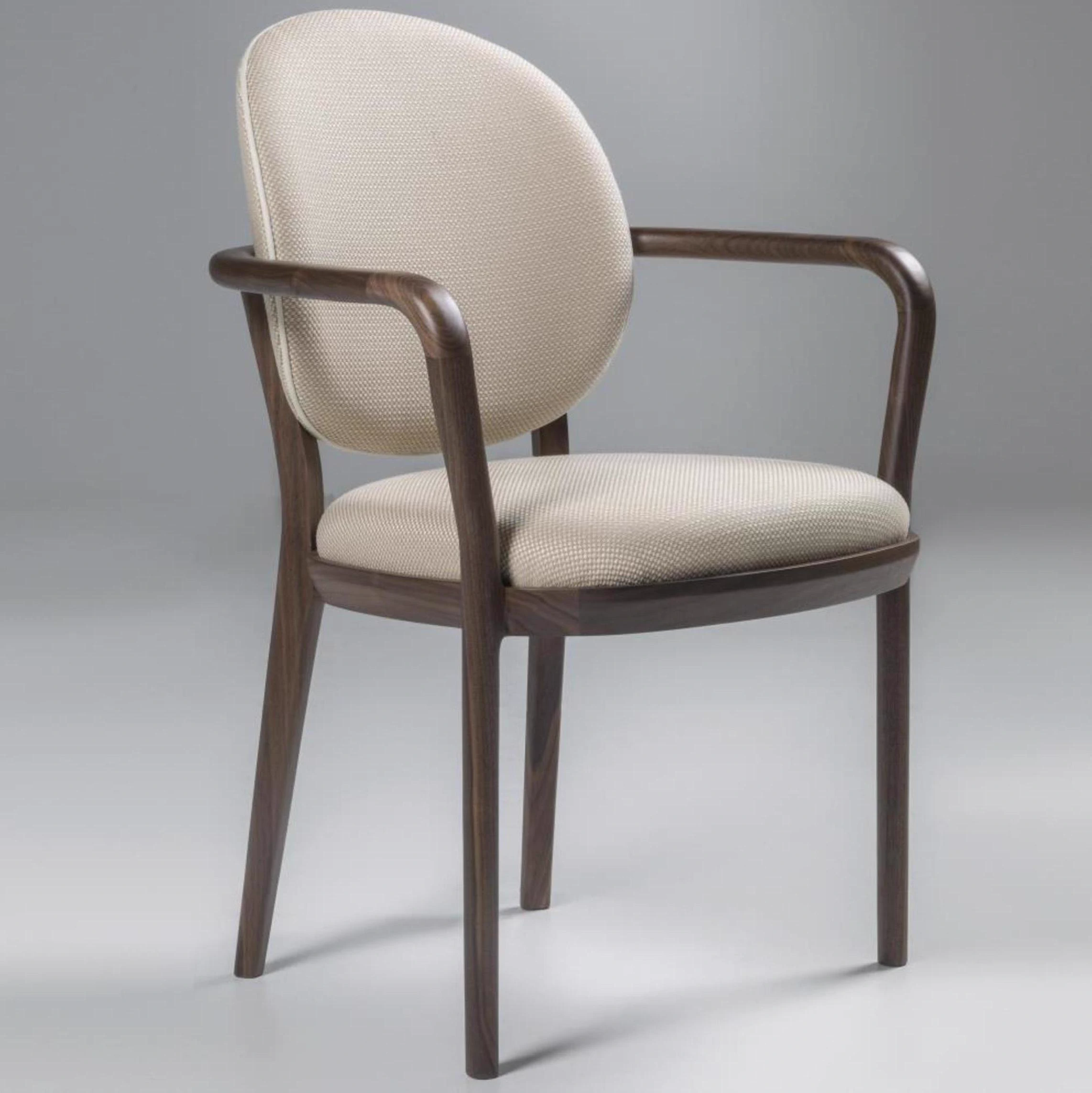 Каркас и наполнение: дерево, ППУ. Стиль ар-деко Стул Giulietta Dining Chair — Annibale Colombo, кожа