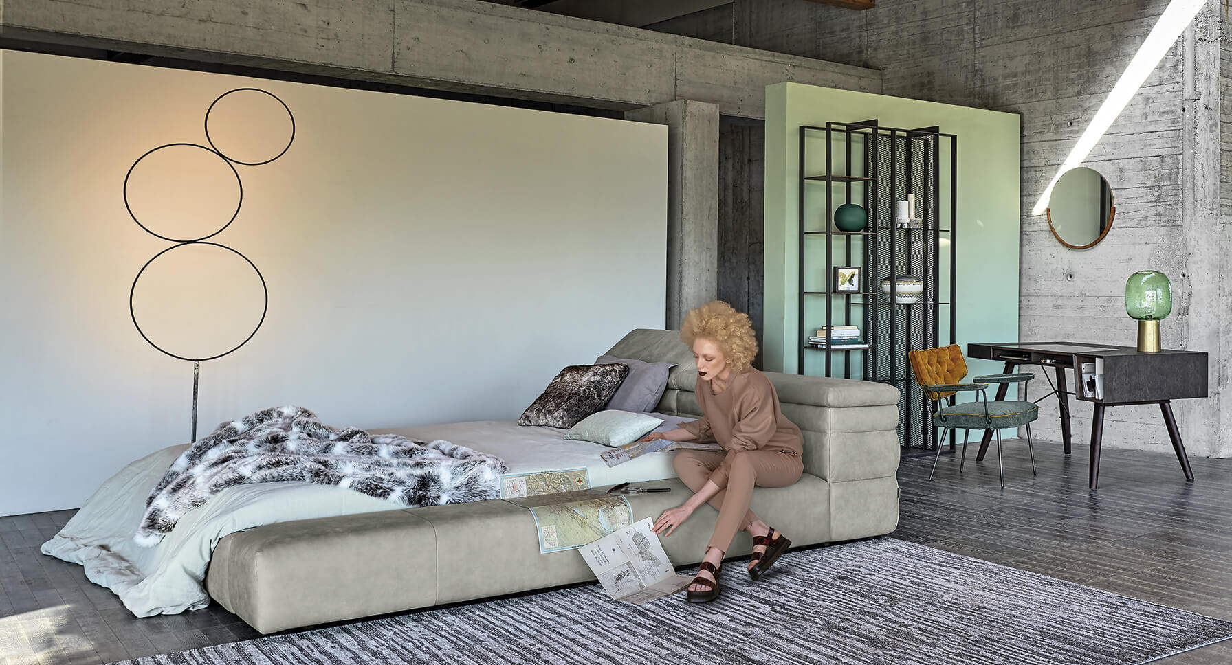 Кровать Mayfair Dream — Arketipo, ткань, фото 3
