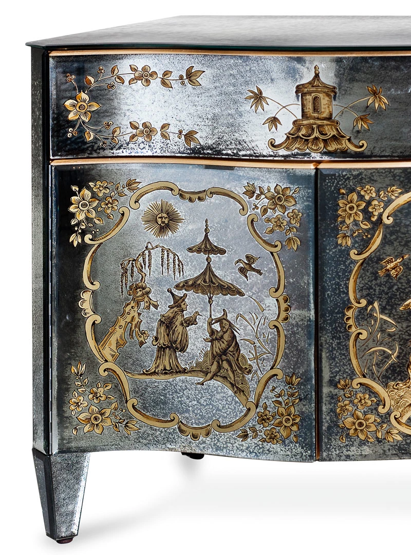 Прикроватная тумбочка Garçonnette — Arte Veneziana, бархат, фото 2