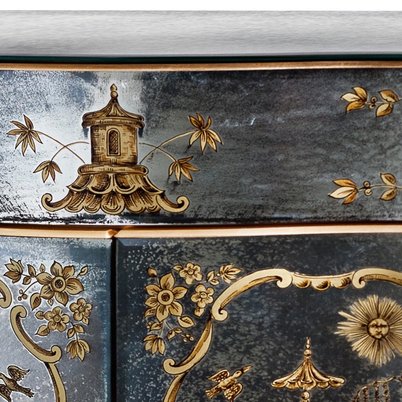 Прикроватная тумбочка Garçonnette — Arte Veneziana, бархат, фото 5