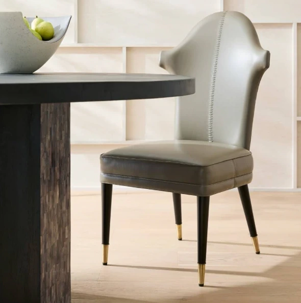 Стул Lincoln — Arteriors, кожа, фото 2