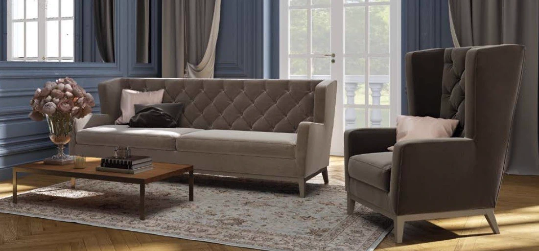 Диван Baltic Lounge — Asnaghi, кожа, фото 4
