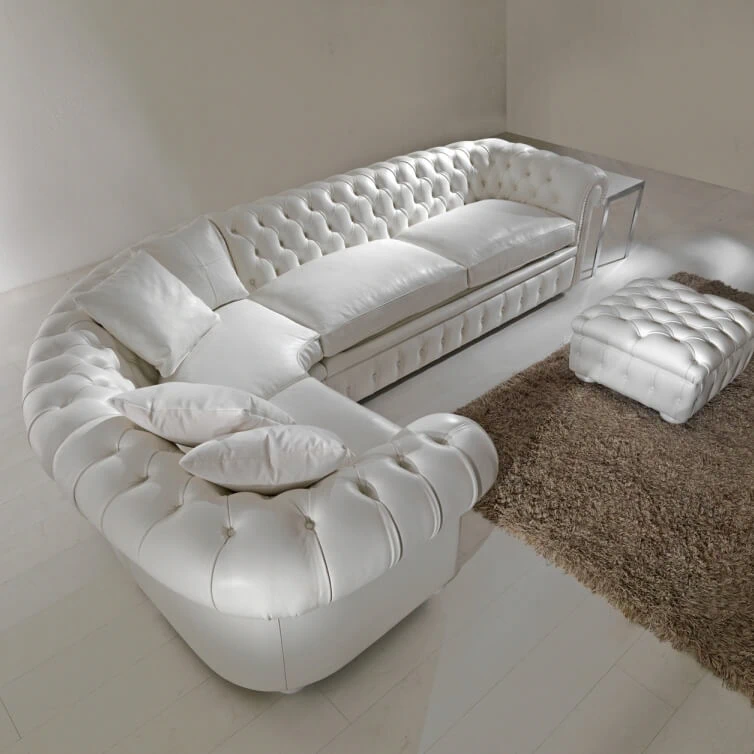 Диван Chesterfield — Asnaghi, ткань