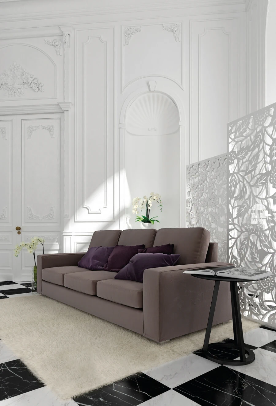 Диван Grand Hotel — Asnaghi, кожа, фото 3