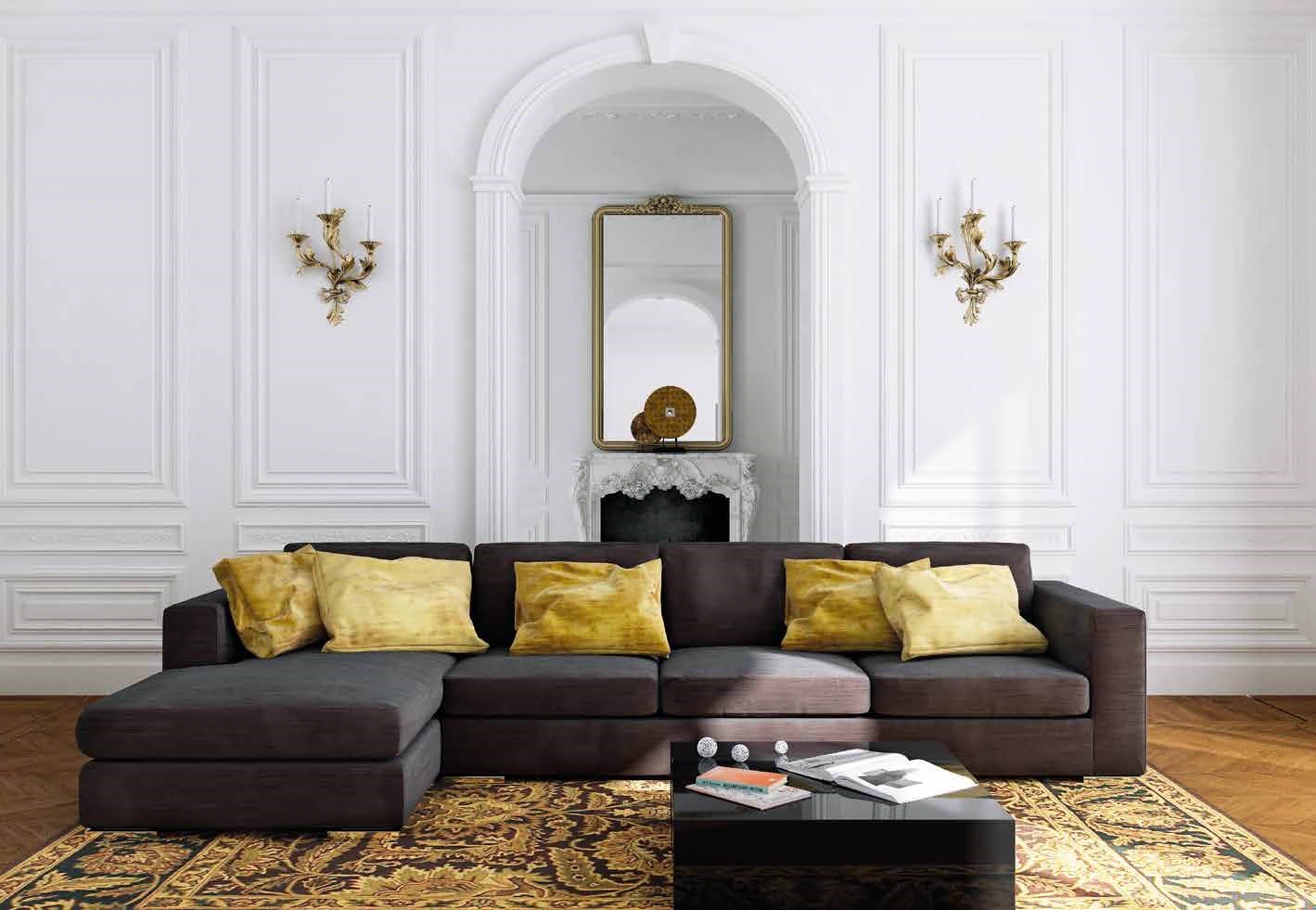 Диван Oxford — Asnaghi, ткань, фото 6