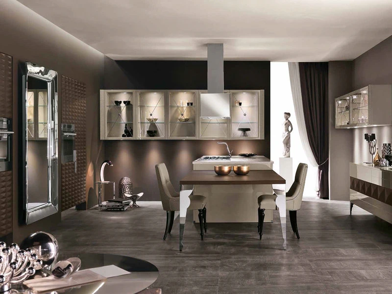 Каркас и наполнение: металл. Современный дизайн Стол Luxury Glam Tsagomate — Aster, металл, фото 3
