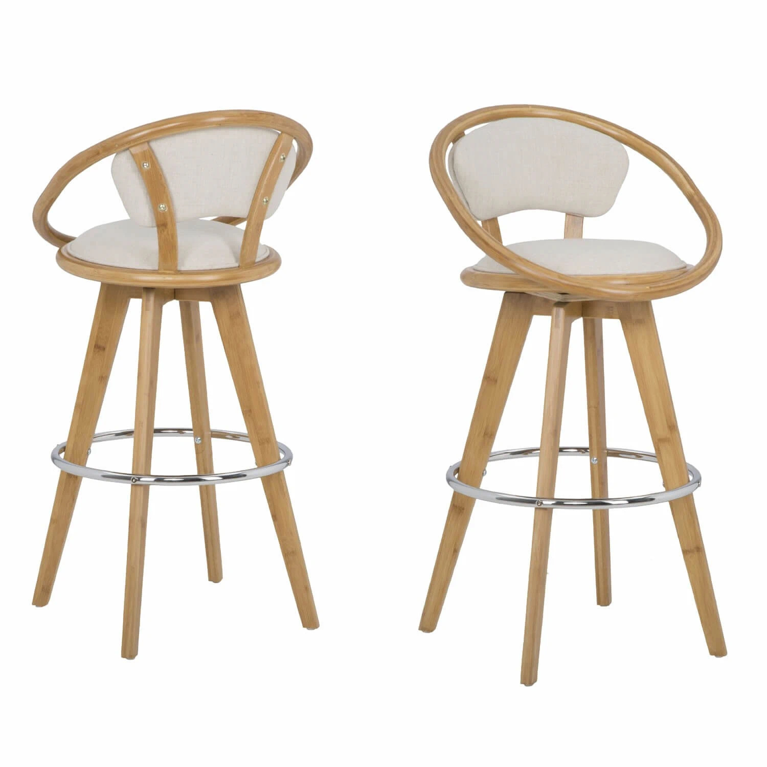Барный стул Bamboo Globe — Atmosphera, текстиль, фото 3