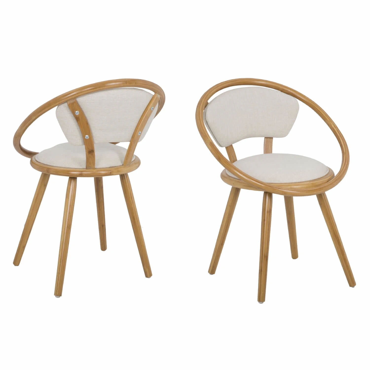 Стул Bamboo Globe — Atmosphera, текстиль, фото 4