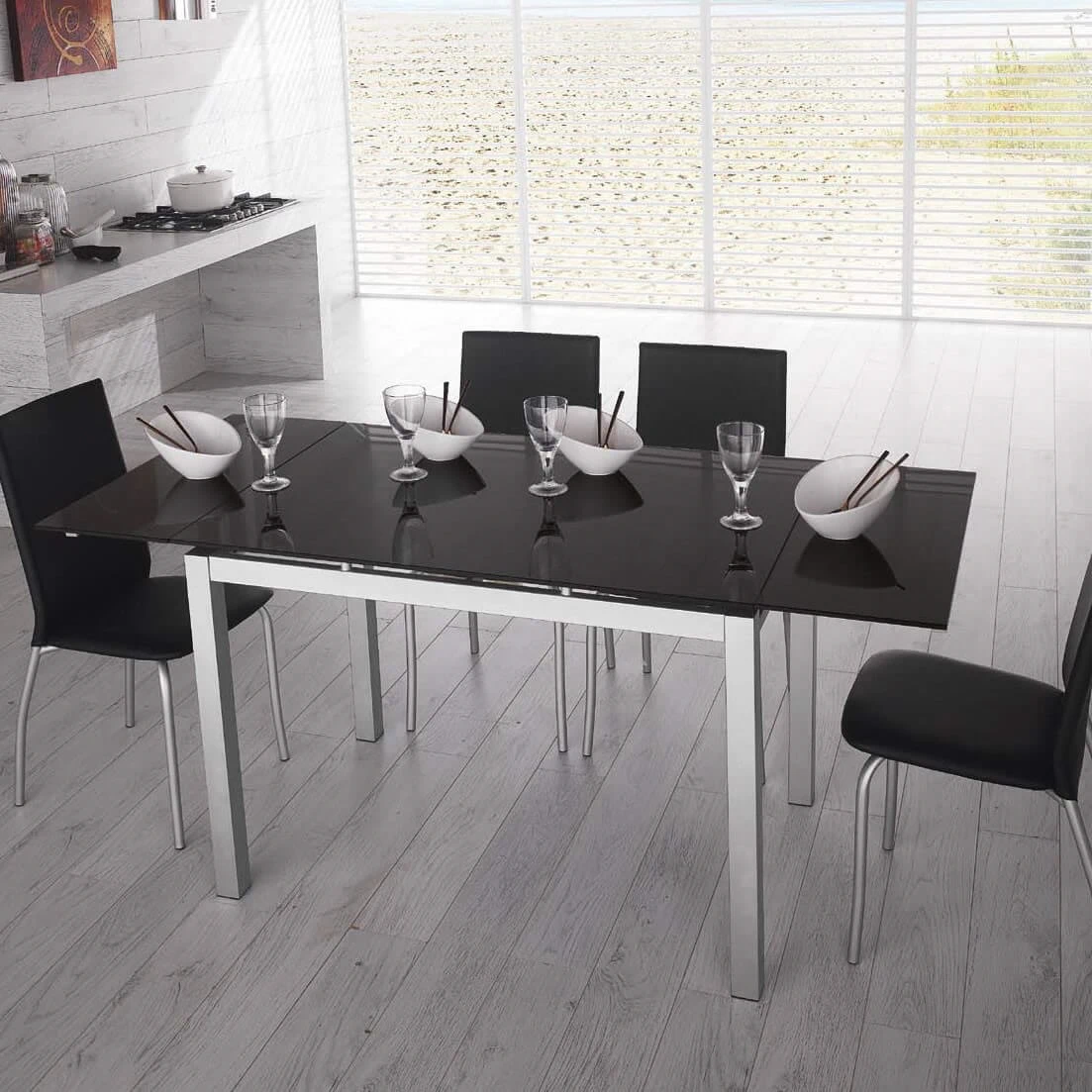Стол Baud 130 — Atmosphera, стекло, фото 6