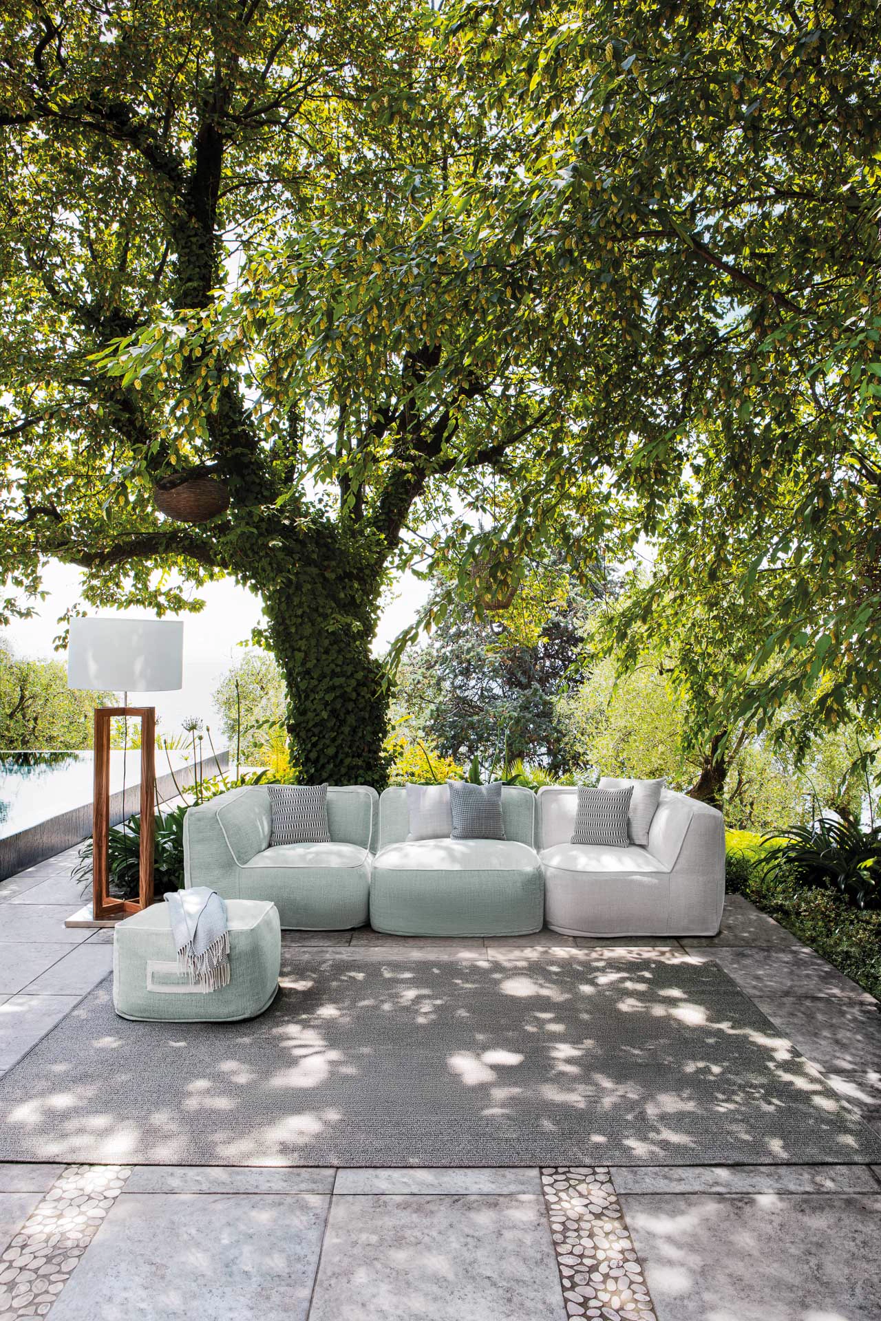 Пуф Soft Pouf 60 Quadrato — Atmosphera, ткань, фото 4
