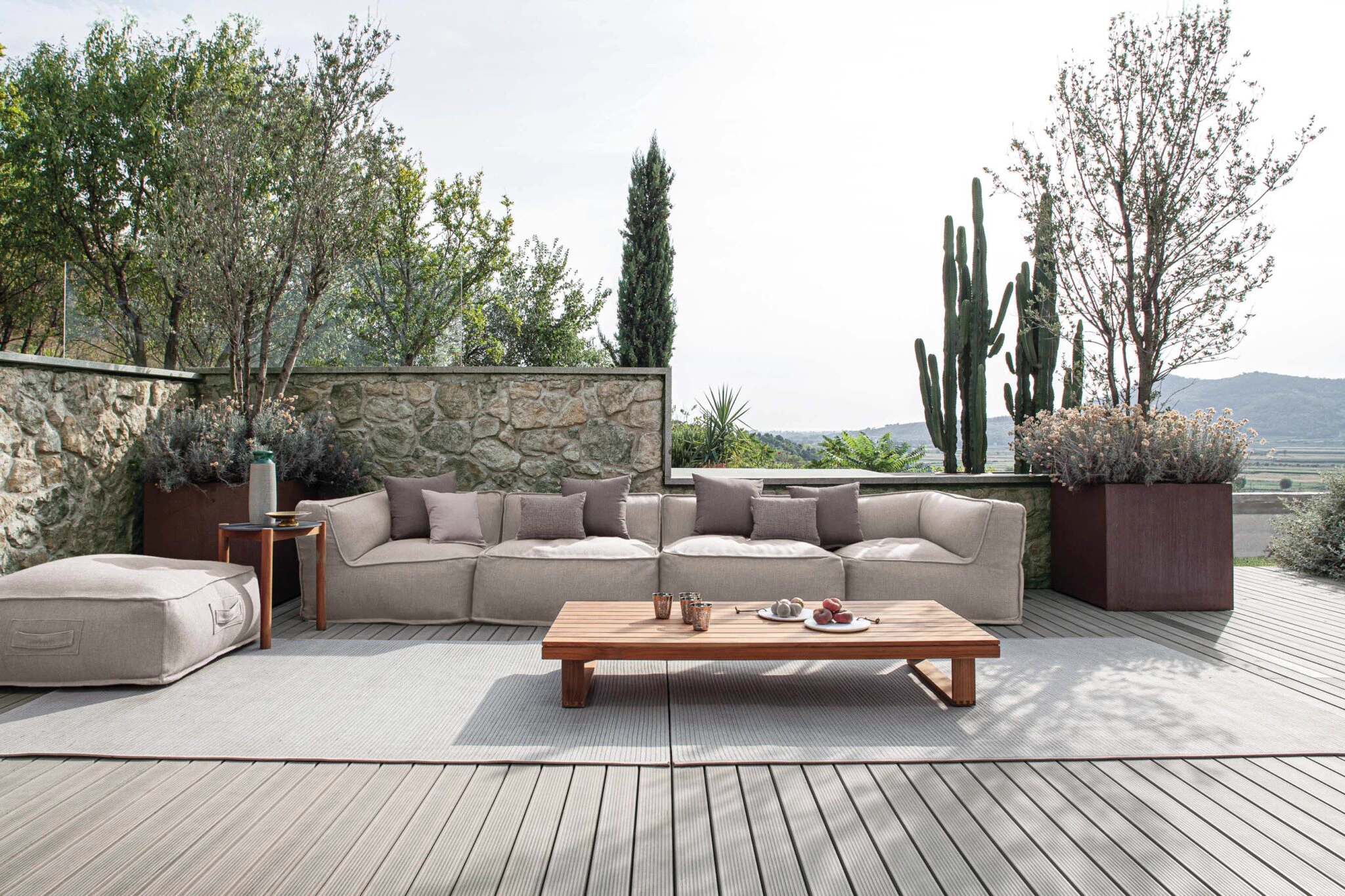 Пуф Soft Pouf 90 Quadrato — Atmosphera, ткань, фото 5
