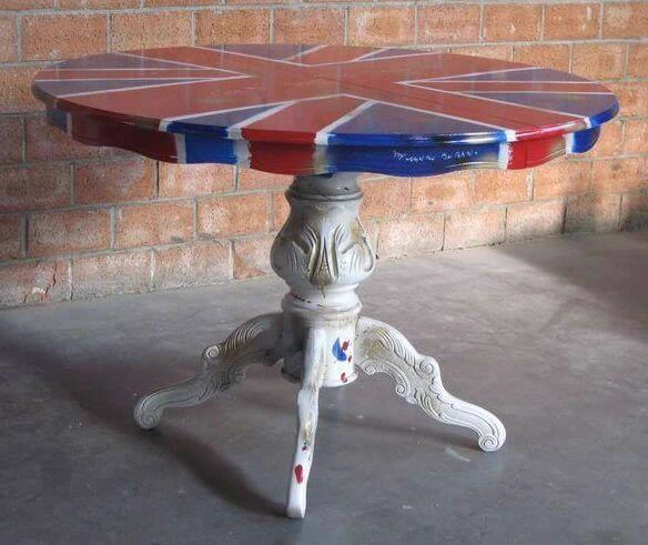 Стол Union Jack — Atmosphera, дерево, фото 4