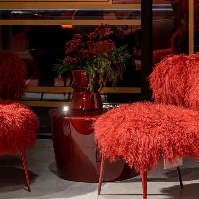 Журнальный столик Aegates Rhubarb Lacquered — Baxter, дерево, фото 2