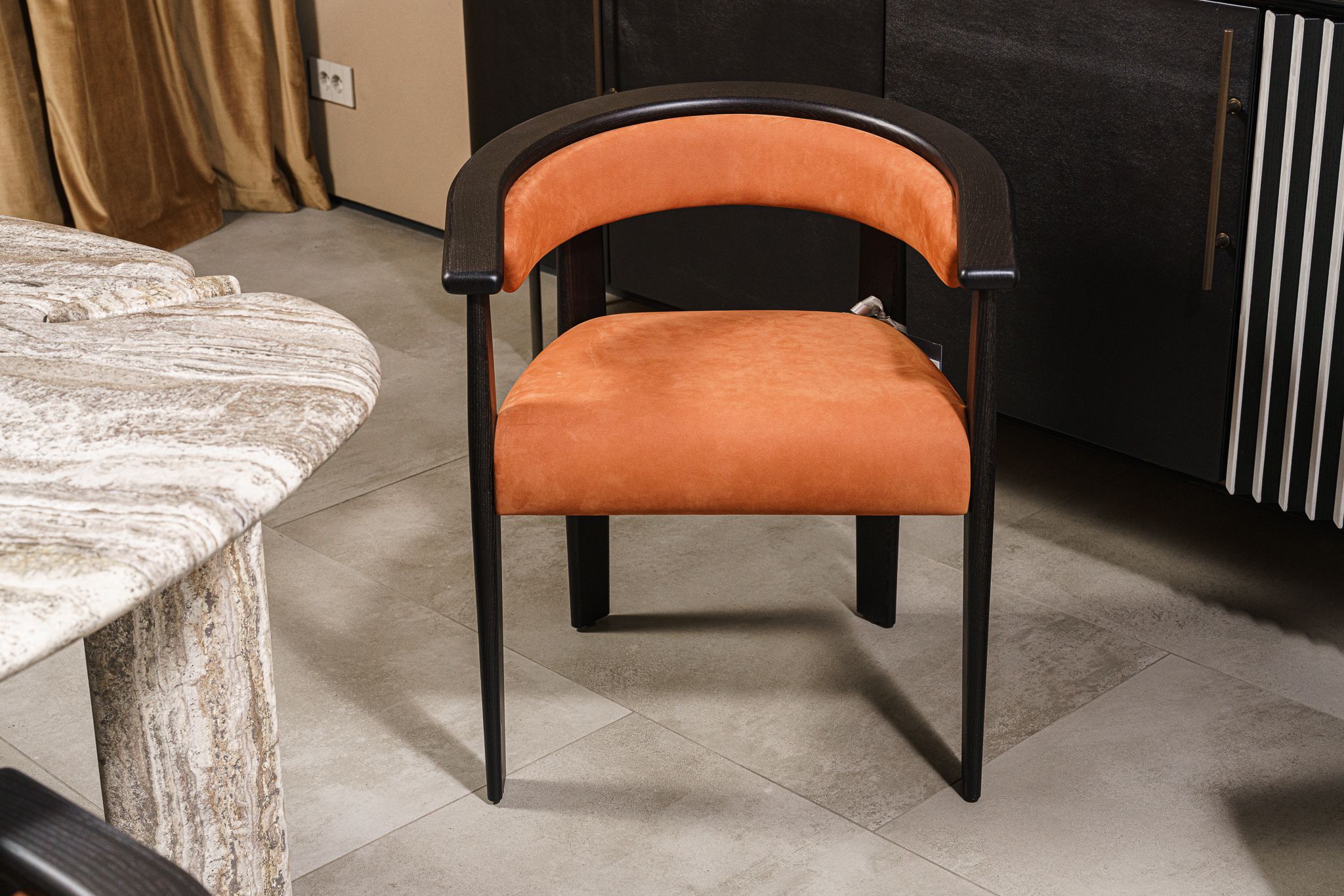 Стул Afra Kashmir Cuir — Baxter, дерево, фото 3