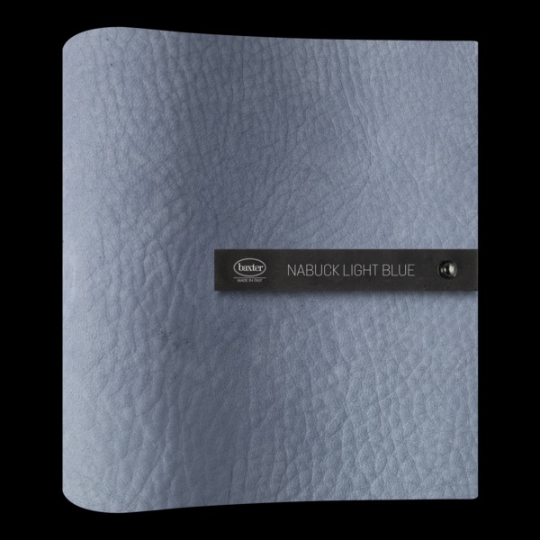 Кресло Aimee Nabuck Light Blue — Baxter, кожа