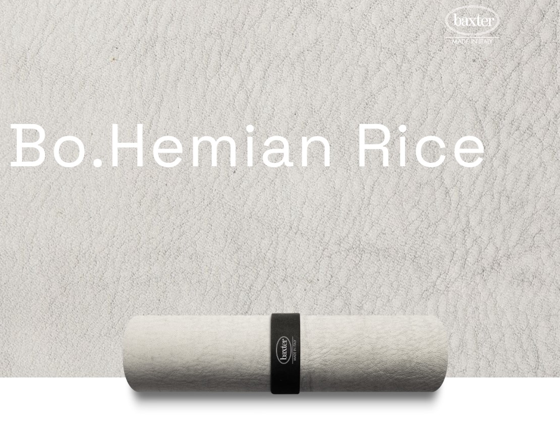 Двухмодульный диван Budapest Soft Bo.Hemian Rice — Baxter, кожа