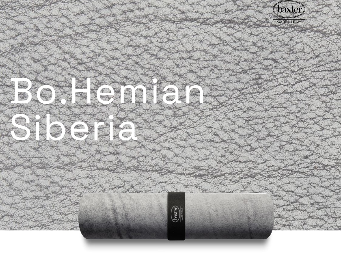 Двухмодульный диван Budapest Soft Bo.Hemian Siberia — Baxter, кожа, фото 3