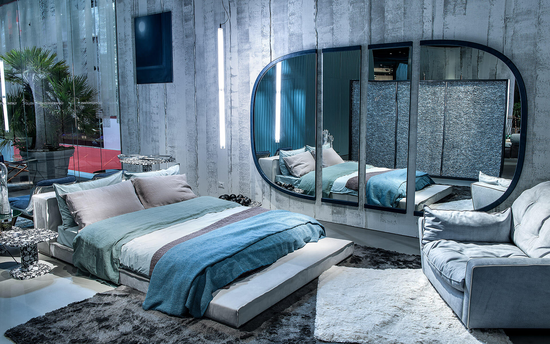 Кровать Budapest Soft — Baxter, кожа