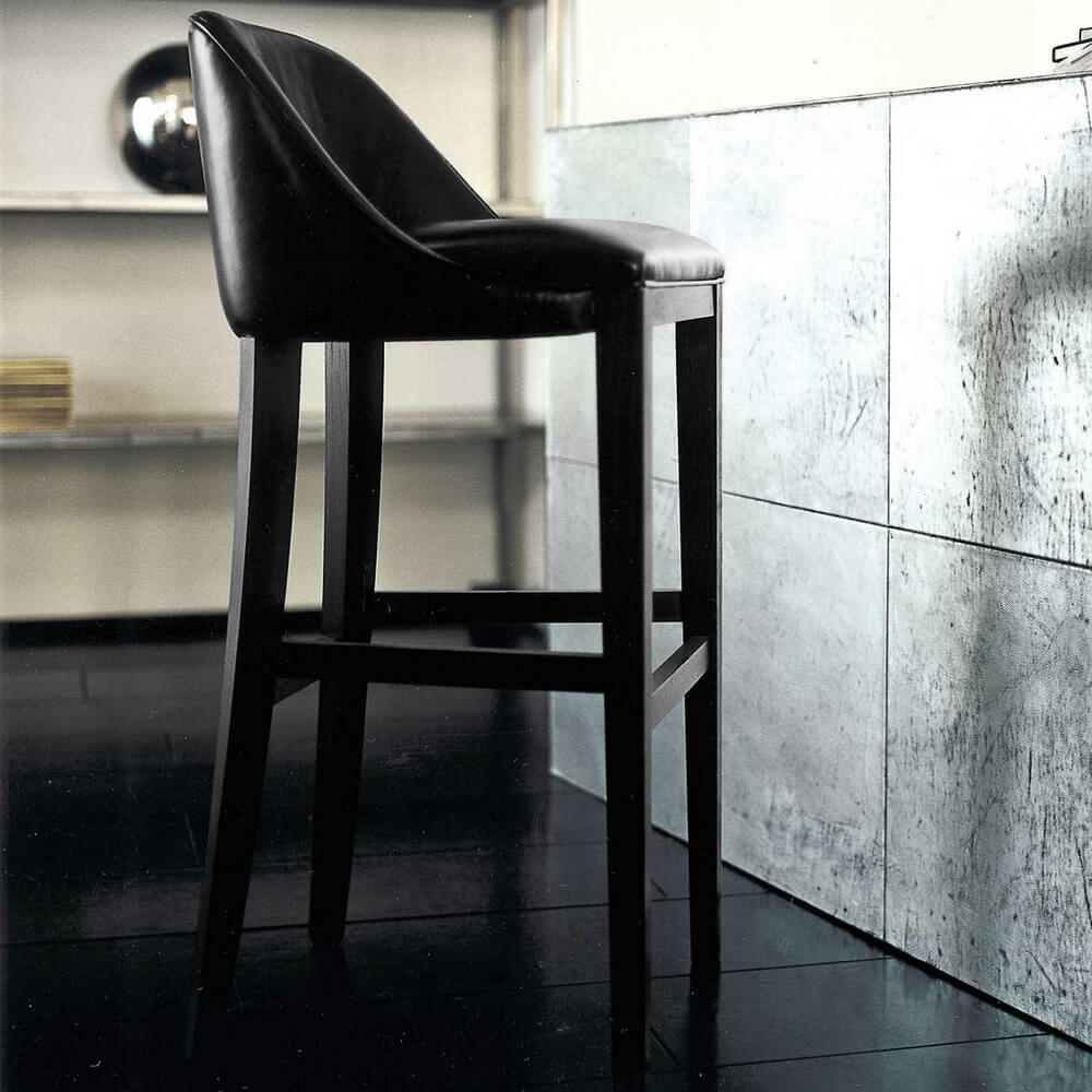 Барный стул Decor Sgabello — Baxter, кожа