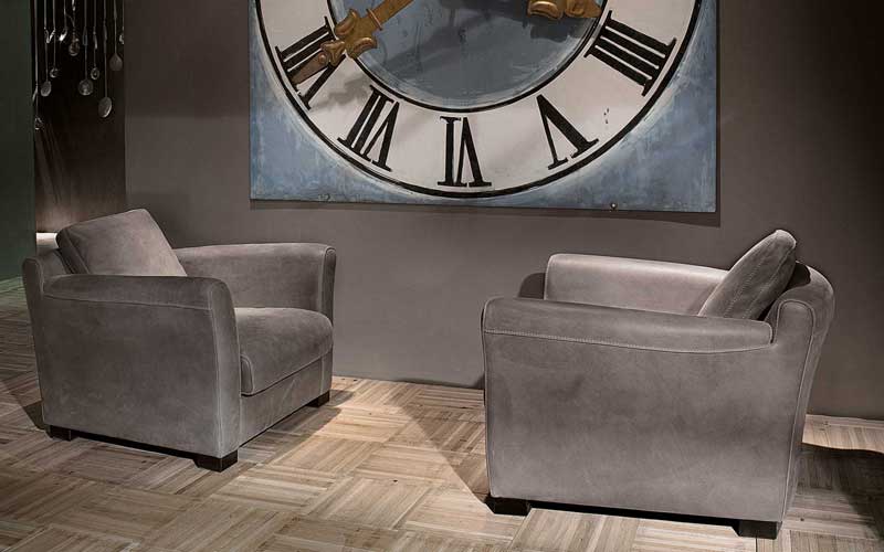 Кресло Diner Plume Creme Leather — Baxter, кожа