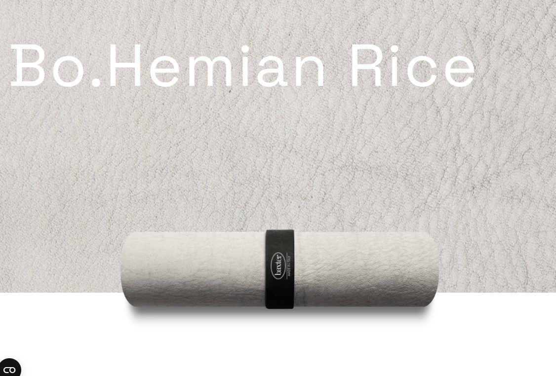 Кресло Ginevra Bo.Hemian Rice — Baxter, кожа, фото 3