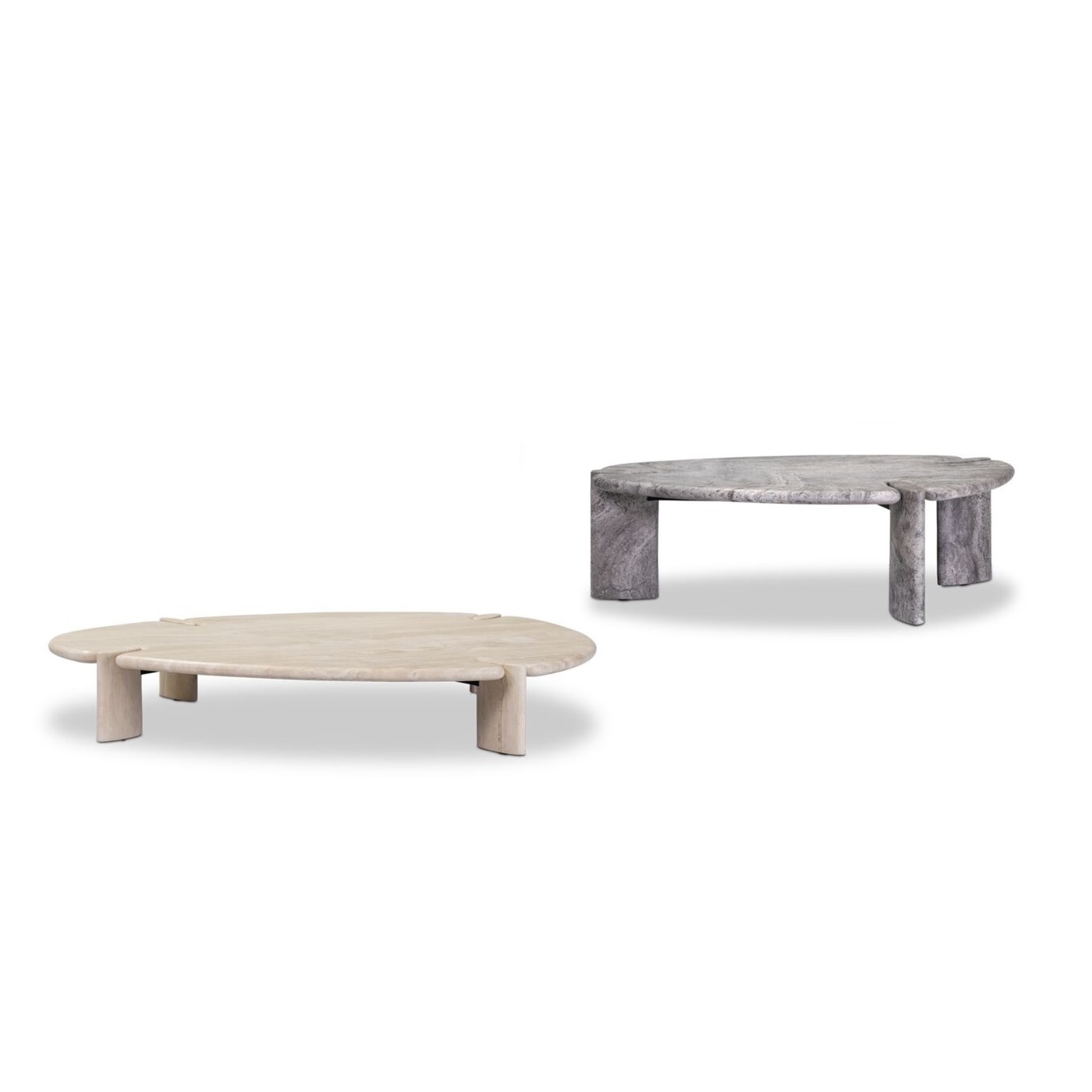 Журнальный столик Isamu Stone Coffee Table — Baxter, мрамор, фото 2