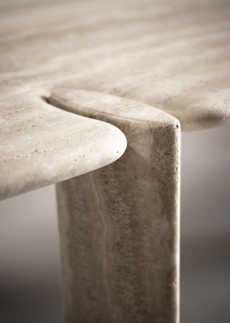 Современный дизайн Стол Isamu Stone Table — Baxter, мрамор, фото 3