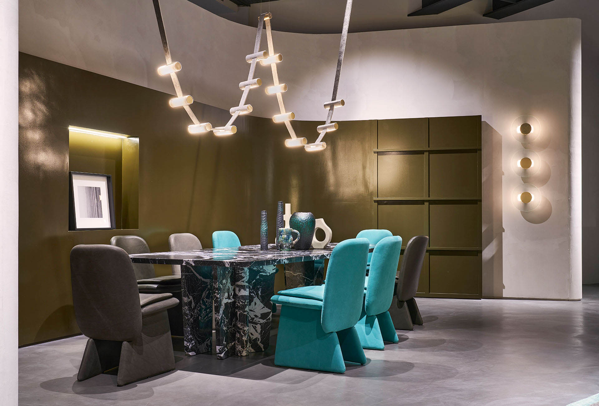 Стул Jodie Electric Blue — Baxter, дерево