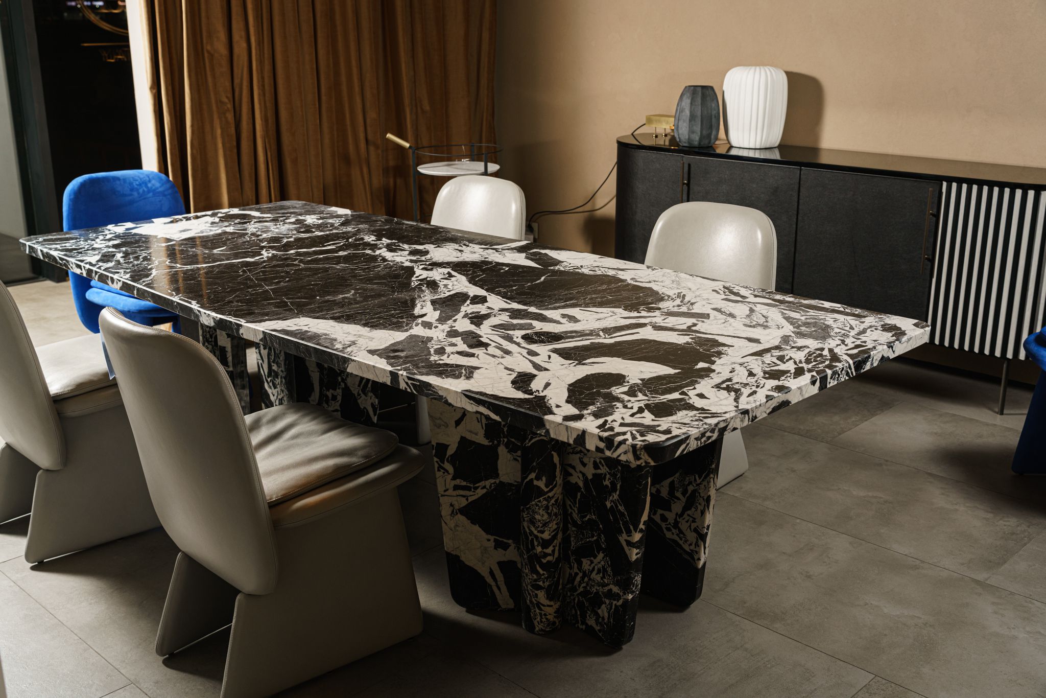 Стол Kate 305 Brushed Grand Antique D'Aubert — Baxter, мрамор, фото 4