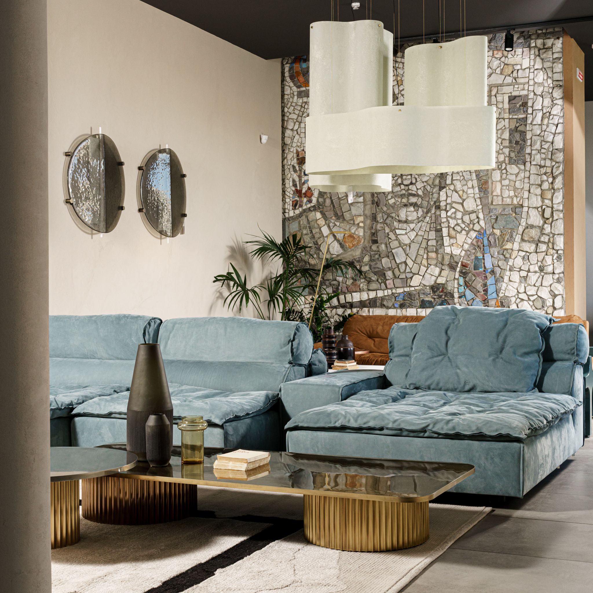 Модульный диван Miami Soft Kashmir Sucre — Baxter, нубук, фото 3