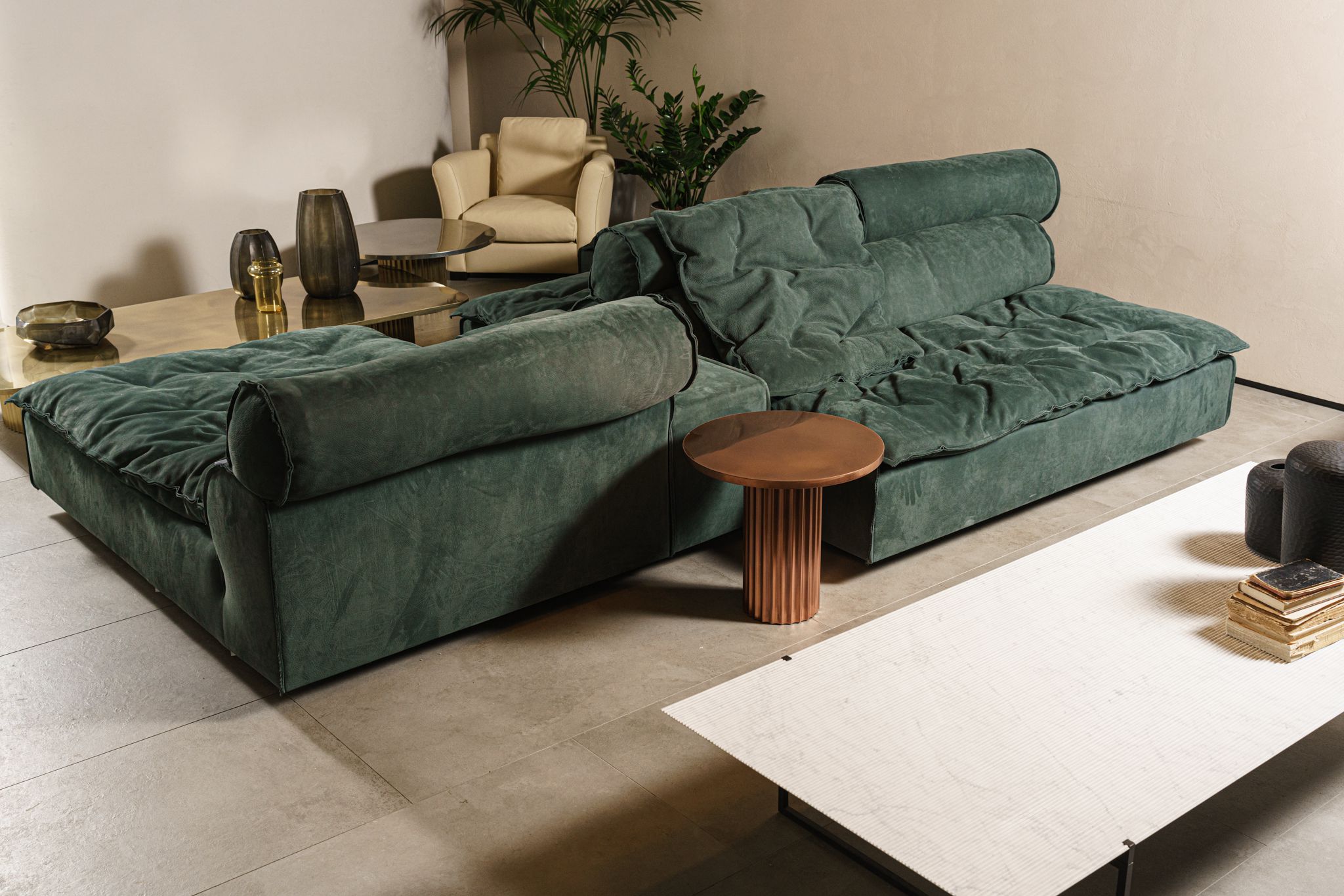 Модульный диван Miami Soft Nabuck Wood — Baxter, нубук, фото 3
