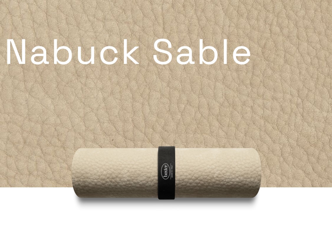 Кровать Milano Nabuck Sable — Baxter, кожа