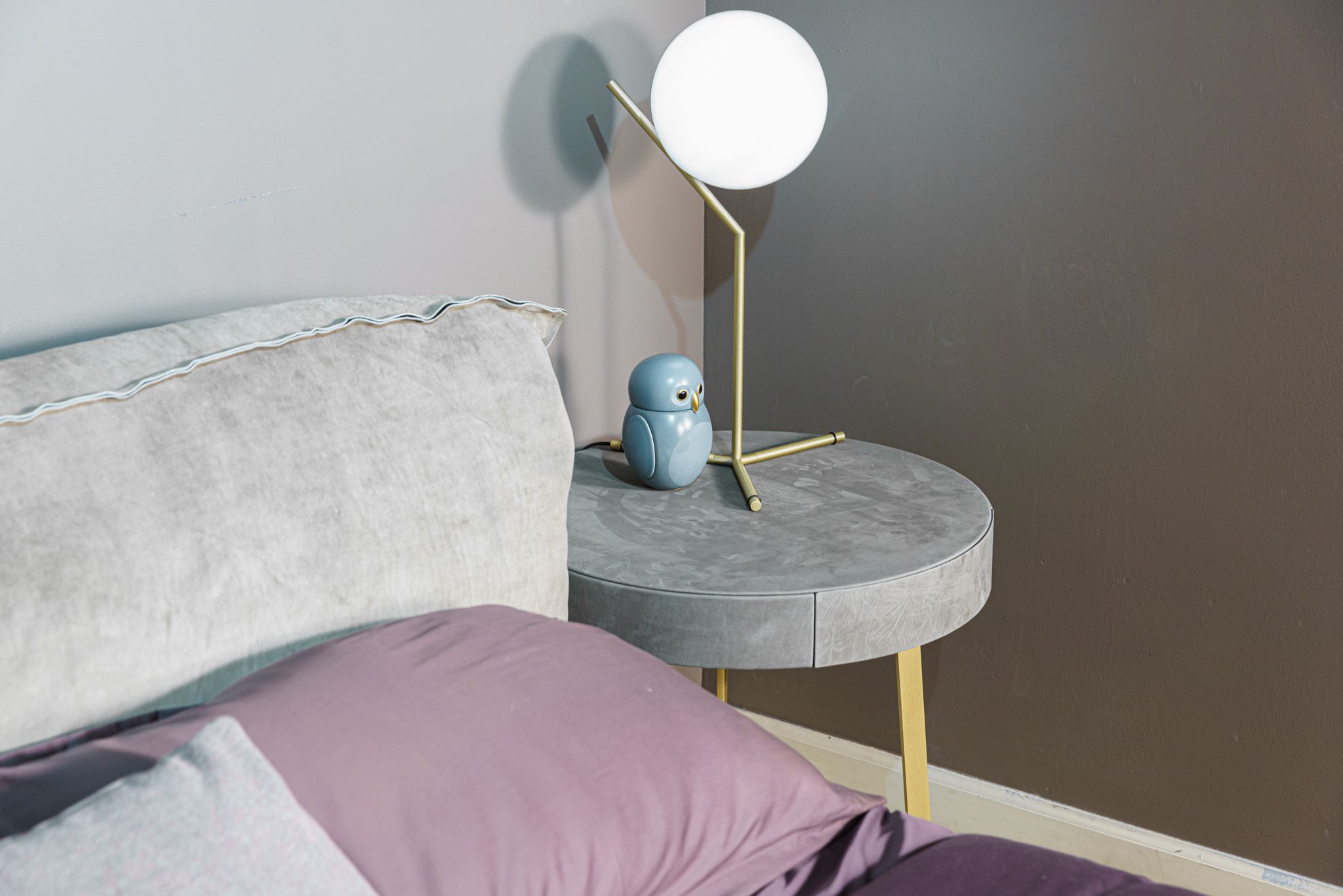 Кровать Paris Slim 160 Bo.H Kaki — Baxter, нубук, фото 5