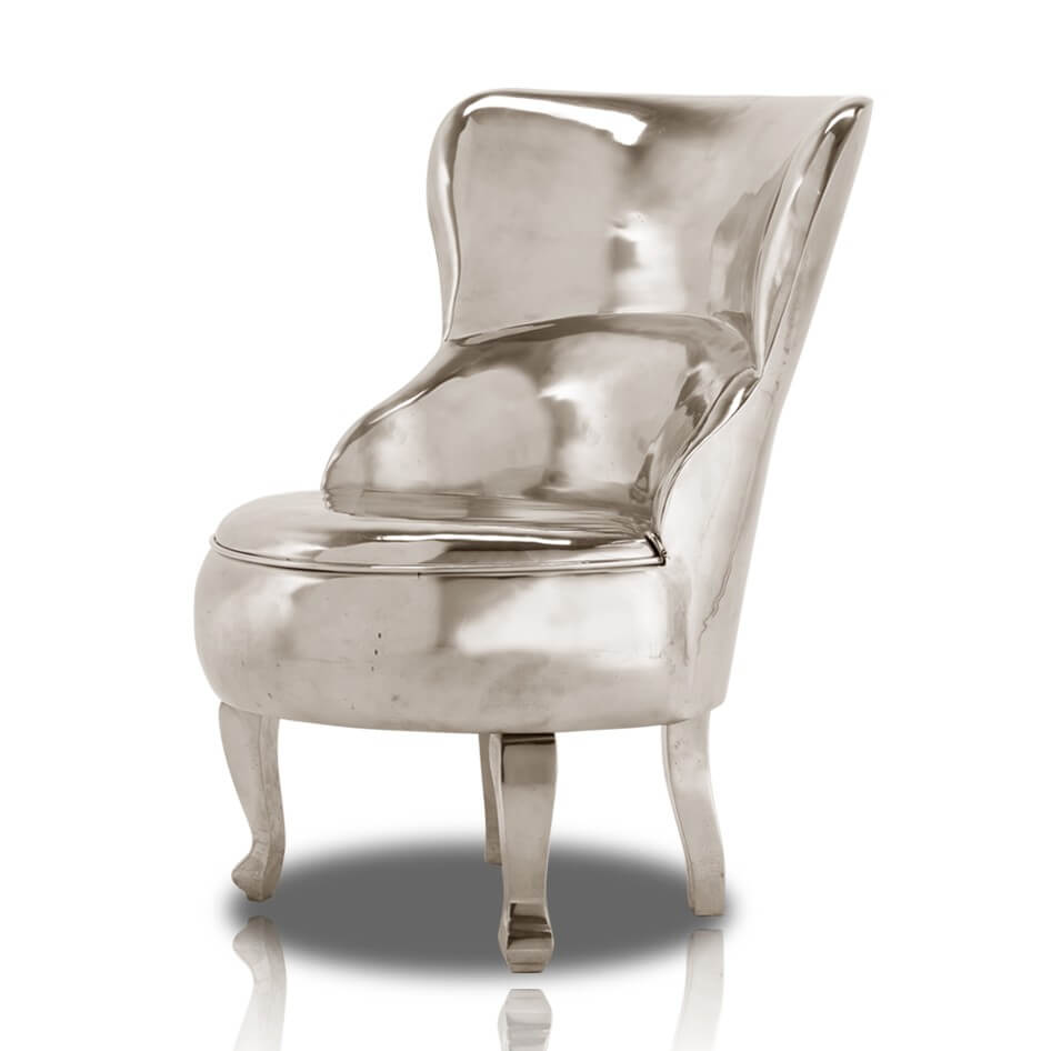 Кресло Sellerina Aluminium — Baxter, металл, фото 2