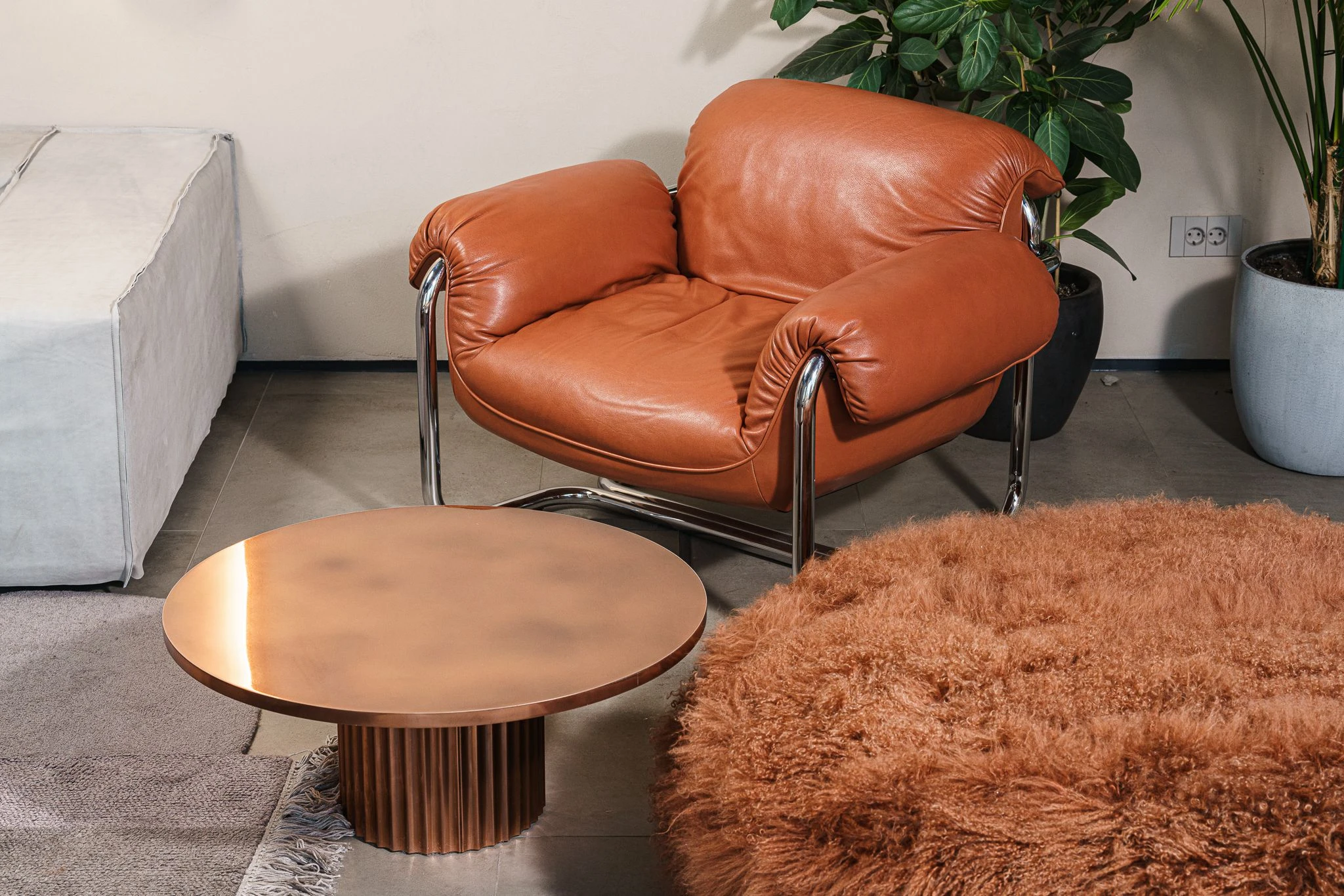 Кресло So Good Leather Polish Ares — Baxter, металл, фото 2