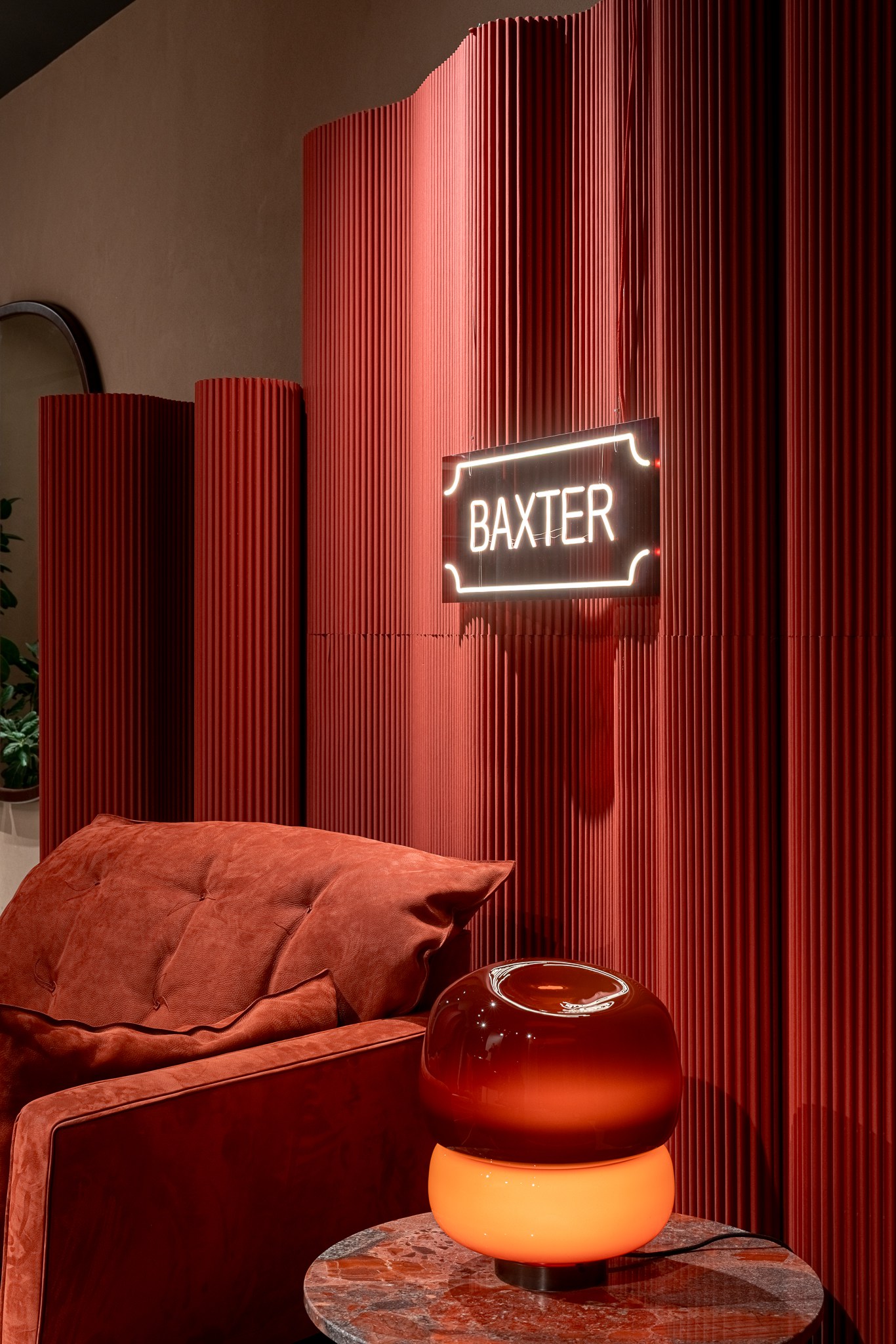 Кресло Sorrento Nabuck Rhubarb — Baxter, нубук, фото 5
