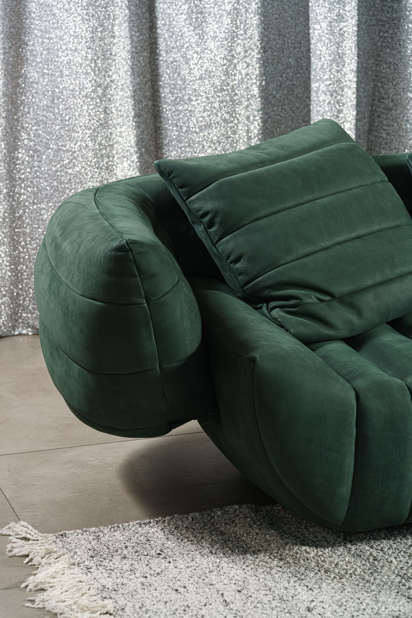 Диван Tactile Nabuck Wood — Baxter, кожа, фото 5