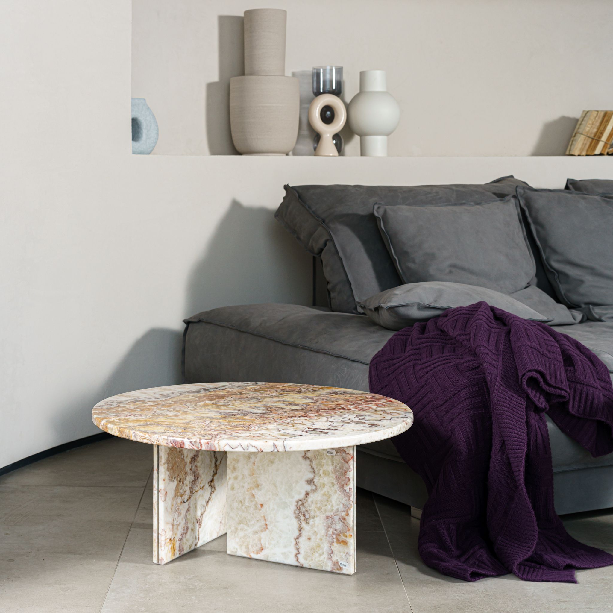 Современный дизайн Журнальный столик Tebe Onyx Brioche 70 — Baxter, фото 6