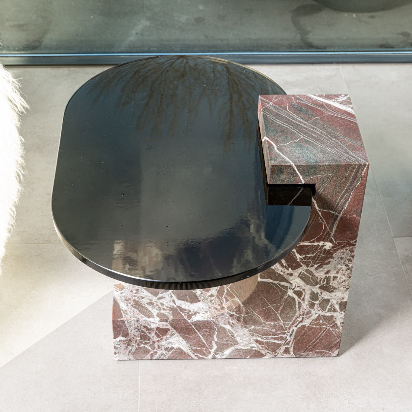 Современный дизайн Журнальный столик Verre Lepanto Hidro marble — Baxter, мрамор