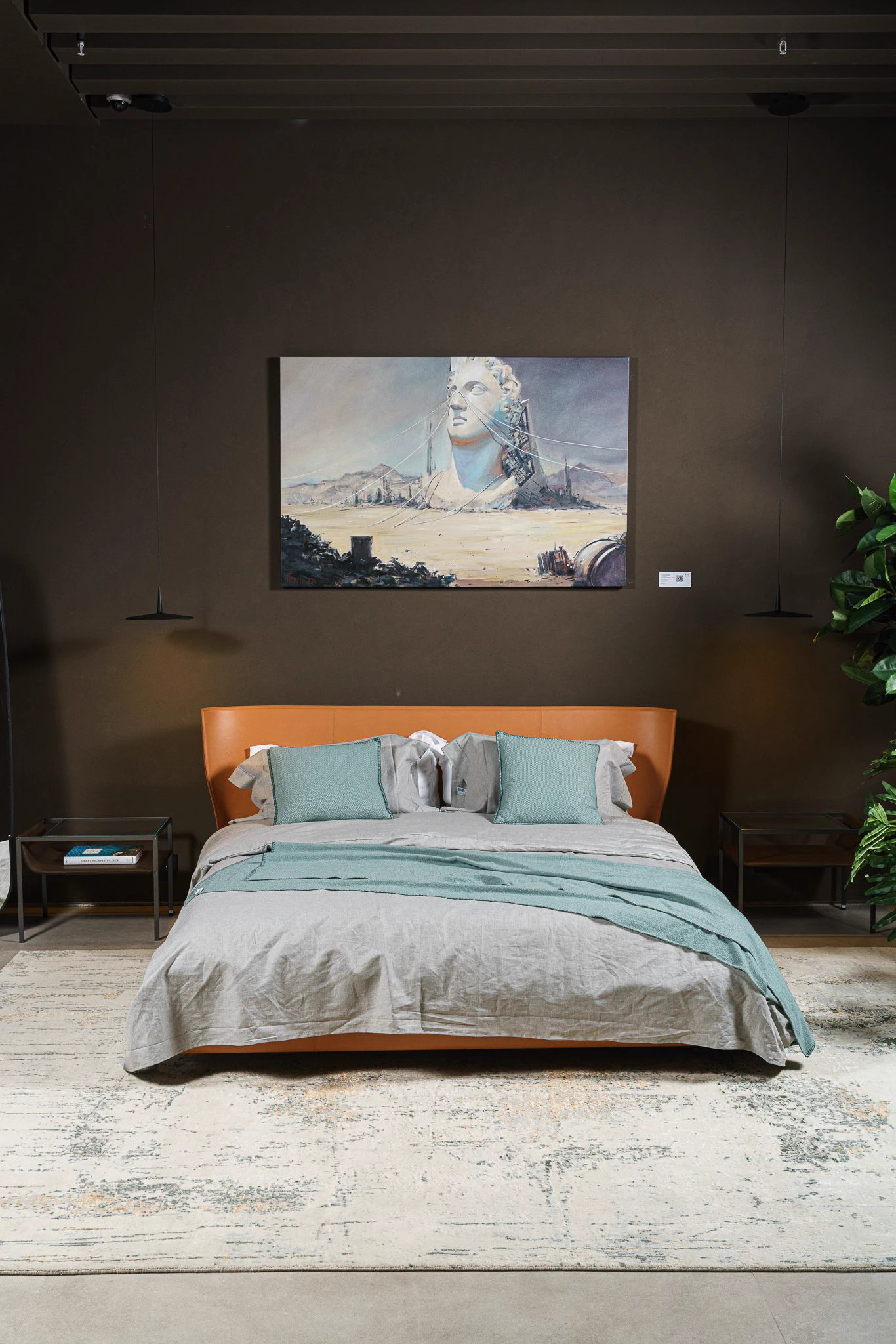 Кровать Alys 180 — B&B Italia, кожа, фото 2