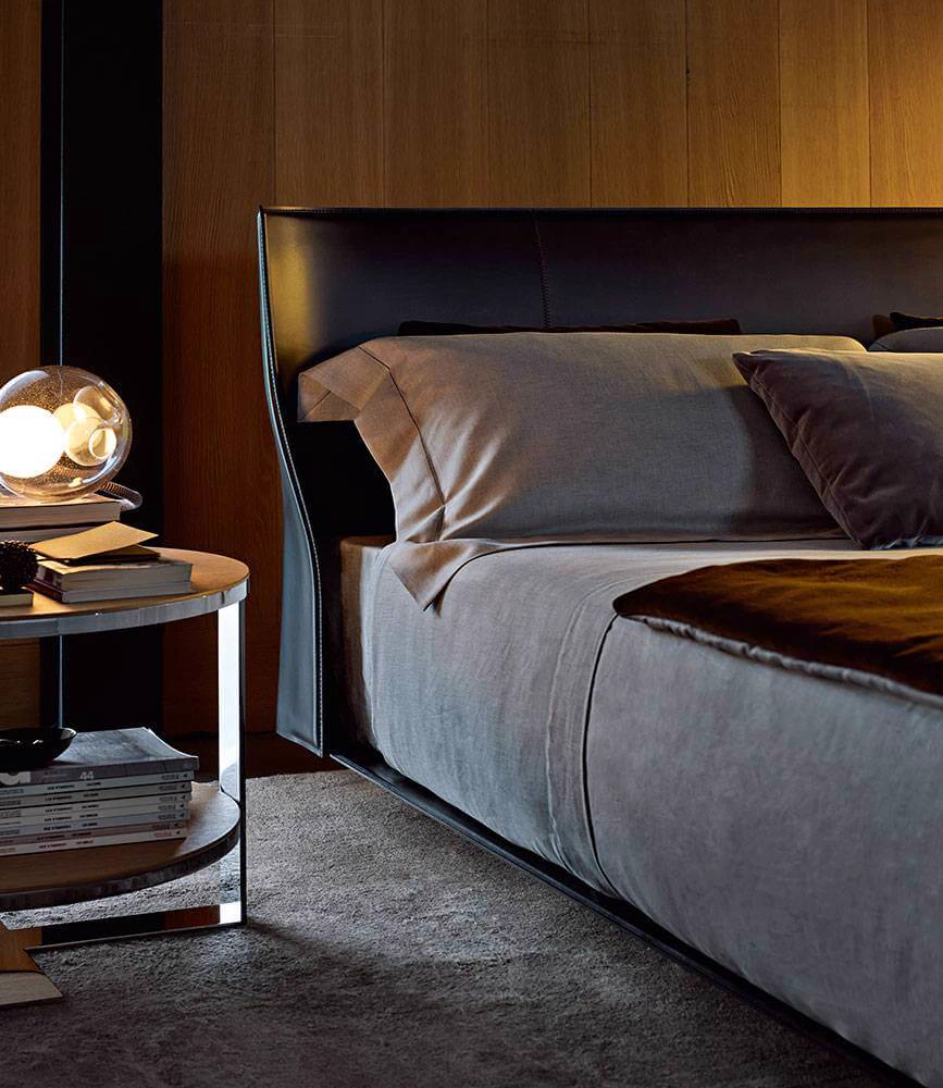 Кровать Alys — B&B Italia, кожа, фото 6