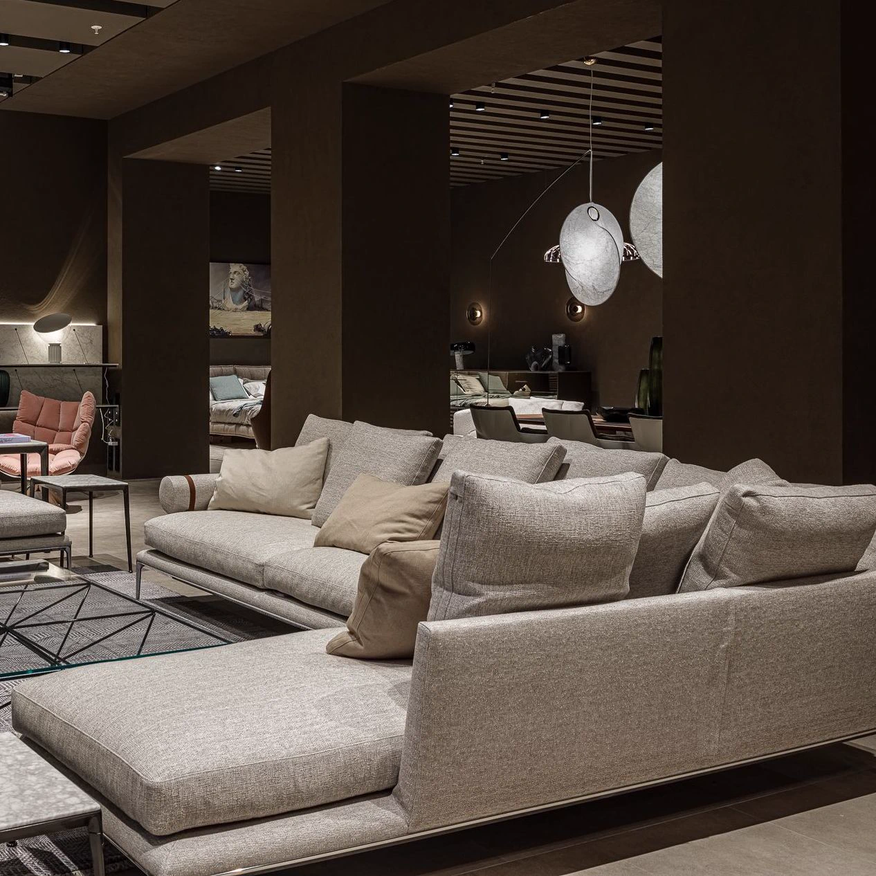 Угловой диван B&B Atoll Soft — B&B Italia, кожа, фото 3